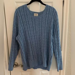 At Johns Bay Crew Neck Sweater Blue